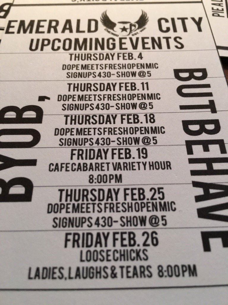 See you there #emcity #upshow