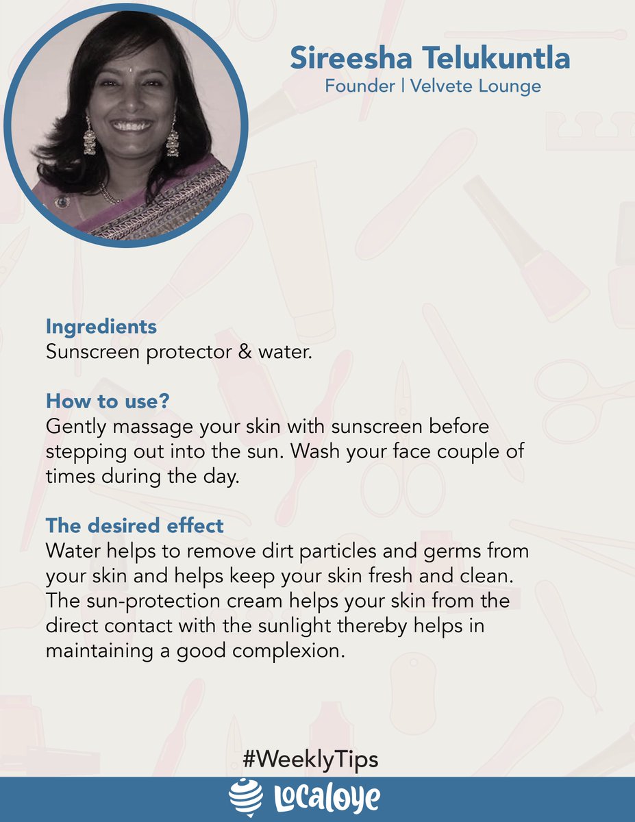 localoye's tweet photo. Check out these expert tips that will come in handy for a beautiful tomorrow!
#weeklytips #beautytips #LocalOye https://t.co/9rhAF3gYmj