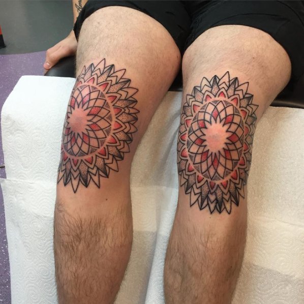 41 Stylish Mandala Tattoos On Leg  Tattoo Designs  TattoosBagcom