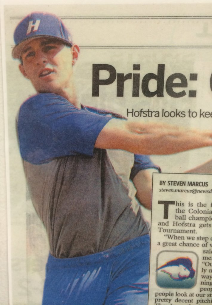 CoachRusso4's tweet photo. @Dvp2007 had the best single season I've ever witnessed @HofstraBaseball #TBT #AllAmerican #RoarWithPride https://t.co/Fo0786RGvV