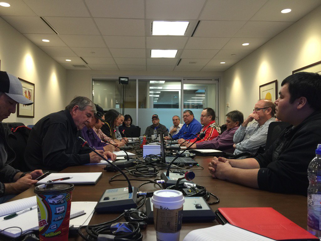 RussDiabo's tweet photo. Algonquin Nation Chiefs Meeting with Iroquois Caucus at AFN offices. https://t.co/EonaAiyoy6