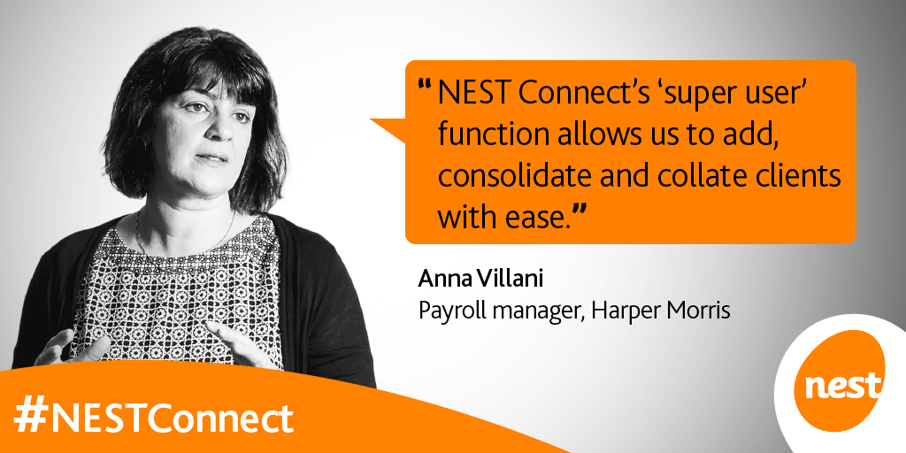 nestpensions's tweet photo. “#NESTConnect enables us to add, consolidate and collate clients with ease.” https://t.co/iobtaHzFp2 https://t.co/2pOIEFAnLB