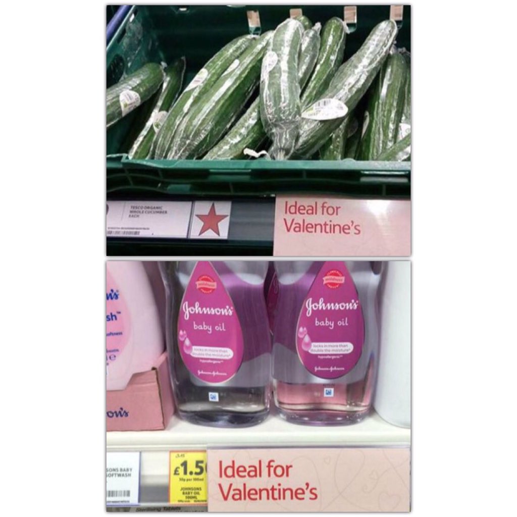 Well now we know what Tesco's idea of the perfect Valentine's Day is Should we be concerned? #students #valentines