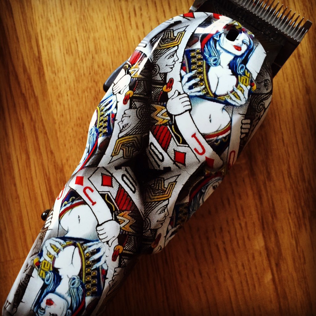 customclipper's tweet image. @studley_anthony what you think? #barber #BarberLife #customclipper #queenofhearts #wahl #supertaper