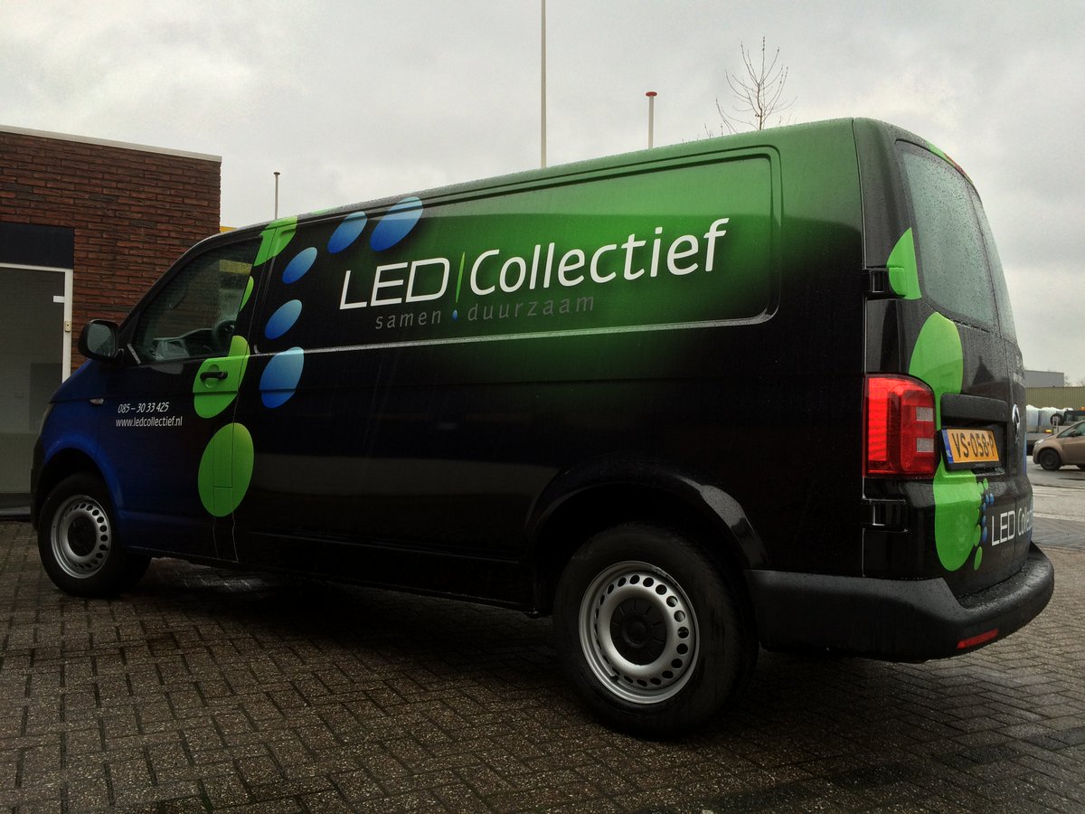 ''Moet erg opvallend zijn...'' @LEDCollectief #Carwrap #3M #fullcolour #belettering #opvallende #reclame