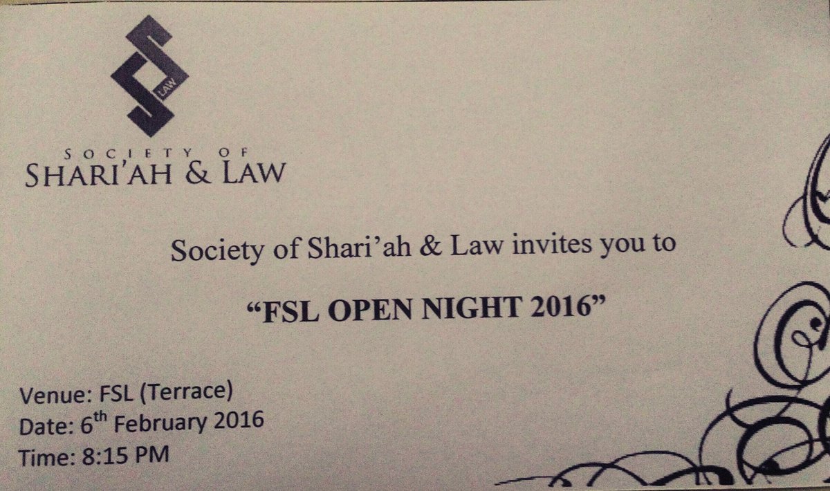 SSL_FSL's tweet photo. SSL invites all students of @FSL_MNU to join the open night event on 6th Feb 16, 20:15 at FSL terrace. https://t.co/hnrRc5eOwN