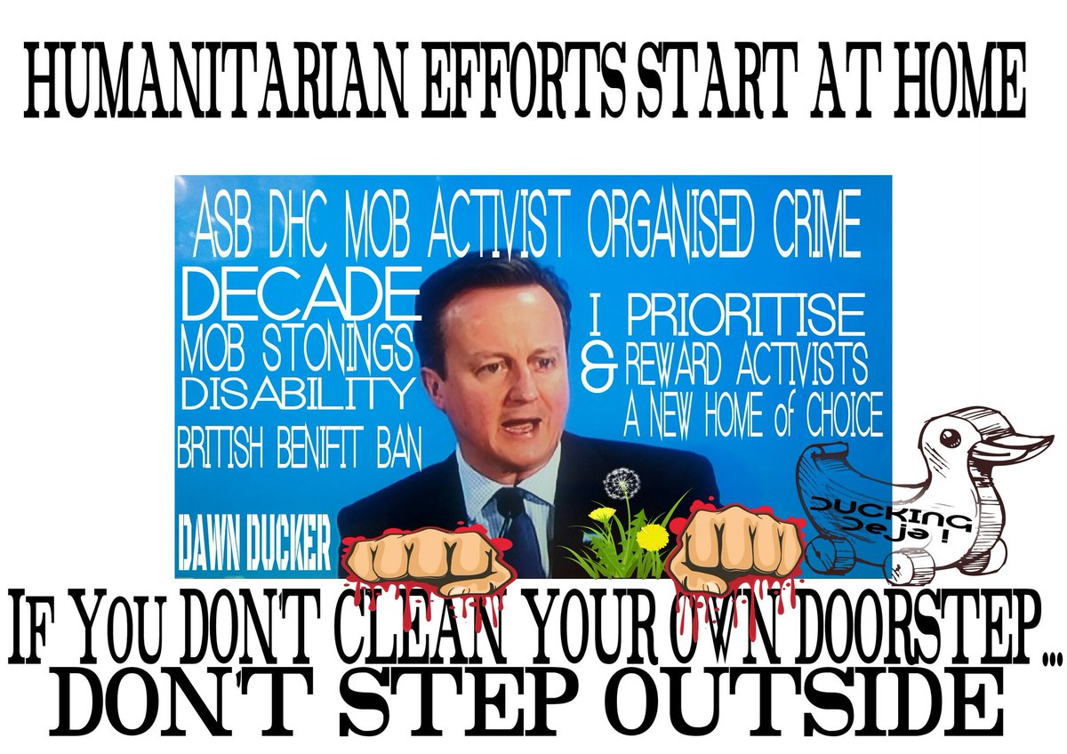 DjDizzeeDuchez's tweet photo. #CameronCurse = #British #DHC #ASB #Victims #Mob #Discrimination #Humanitarian #NotSoGreatBritain #ASBournemouth https://t.co/gPjS5xqUhI