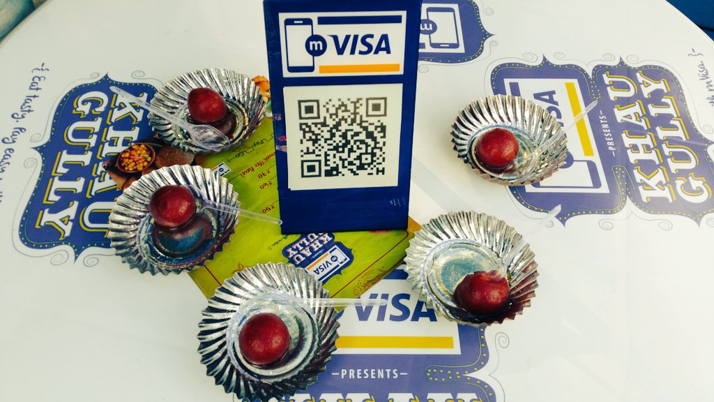 mVisaAmbassador's tweet photo. #mVisaKhauGully - take a break and try the new way to pay #scanpaygo #mvisa #Bengaluru https://t.co/0Q5Xz7lVO3