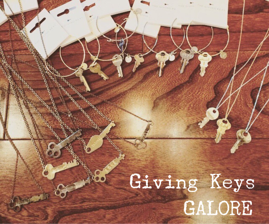ShirtsThatGive's tweet image. #givingkeys in the house