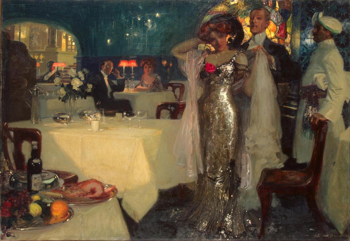 aciturrieta's tweet photo. Charles Hoffbauer - In the Restaurant 1907 https://t.co/OWXbsXdPYo