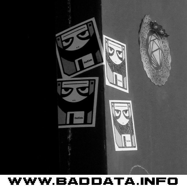 baddata101's tweet photo. #stickers in Chicago 2015 #tbt #slaps #BadData #retrotech #floppydisk #chistreetart https://t.co/d1efKzZeTn