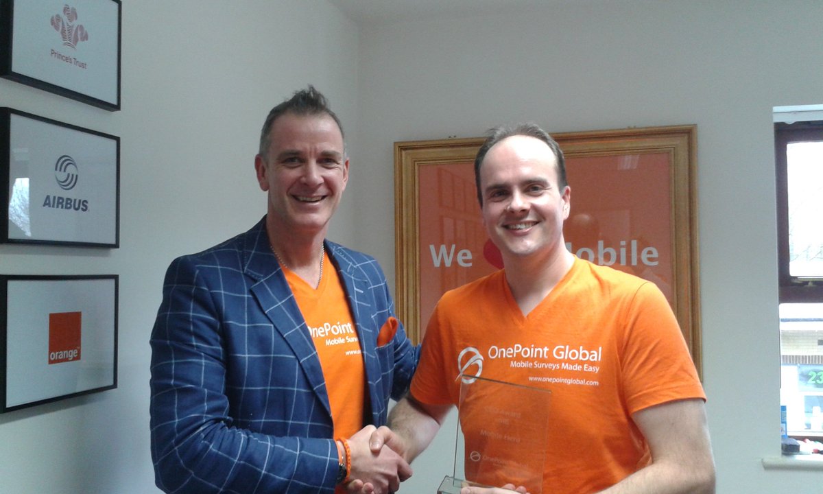 OnePointGlobal's tweet photo. Congratulations to the brilliant @MarkAProcter  First internal Mobile Hero. Well done! #mobilemagic #mobilehero https://t.co/8zkAlHwN5O