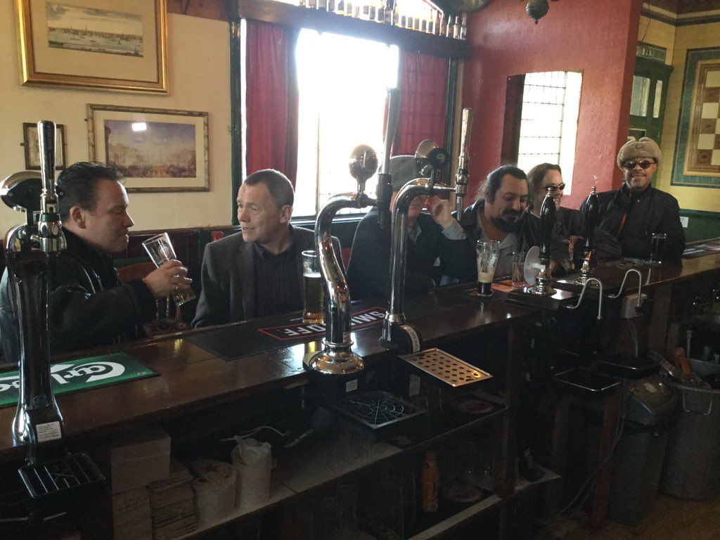 eagleandtun2015's tweet photo. UB40 currently in the eagle and tun having a pint! https://t.co/d2xmVnjhIP