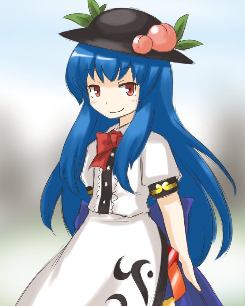 きたがわ水月 A Twitter 有頂天変の赴くままに45分ひななゐ 初描きだから緋想天の立ち絵参考にしたんで所々そのまま T Co Eognkquuv9