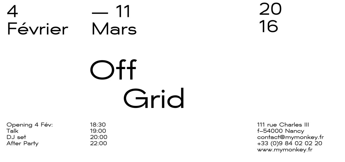 warriorsstudio_'s tweet image. #OffGrid #exhibition which we curated for #GDFS opens tonight @mymonkeygallery in Nancy, France from 6.30pm