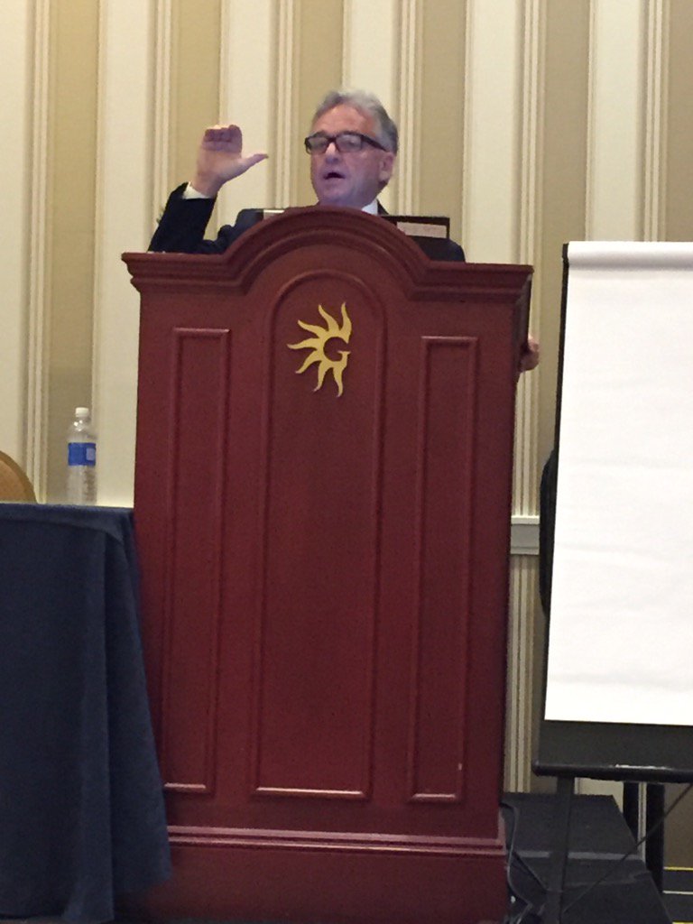 JohnToth0's tweet photo. Dr Mark Gold addresses the audience at CADCA in National Harbor, MD. #rivermend #drmarkgold #CADCAForum https://t.co/rqYDgBRlUt