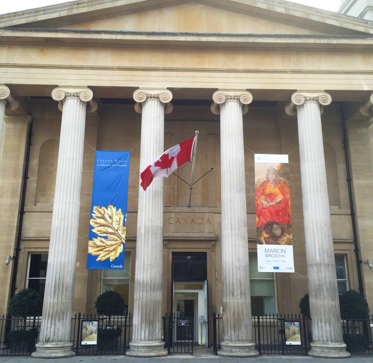 mbamtl's tweet photo. Tonight, opening of the exhibition Marion #Wagschal (Feb. 4 - April 15) at the Canada House in #London. #mbam #art https://t.co/EdNfDfrubv