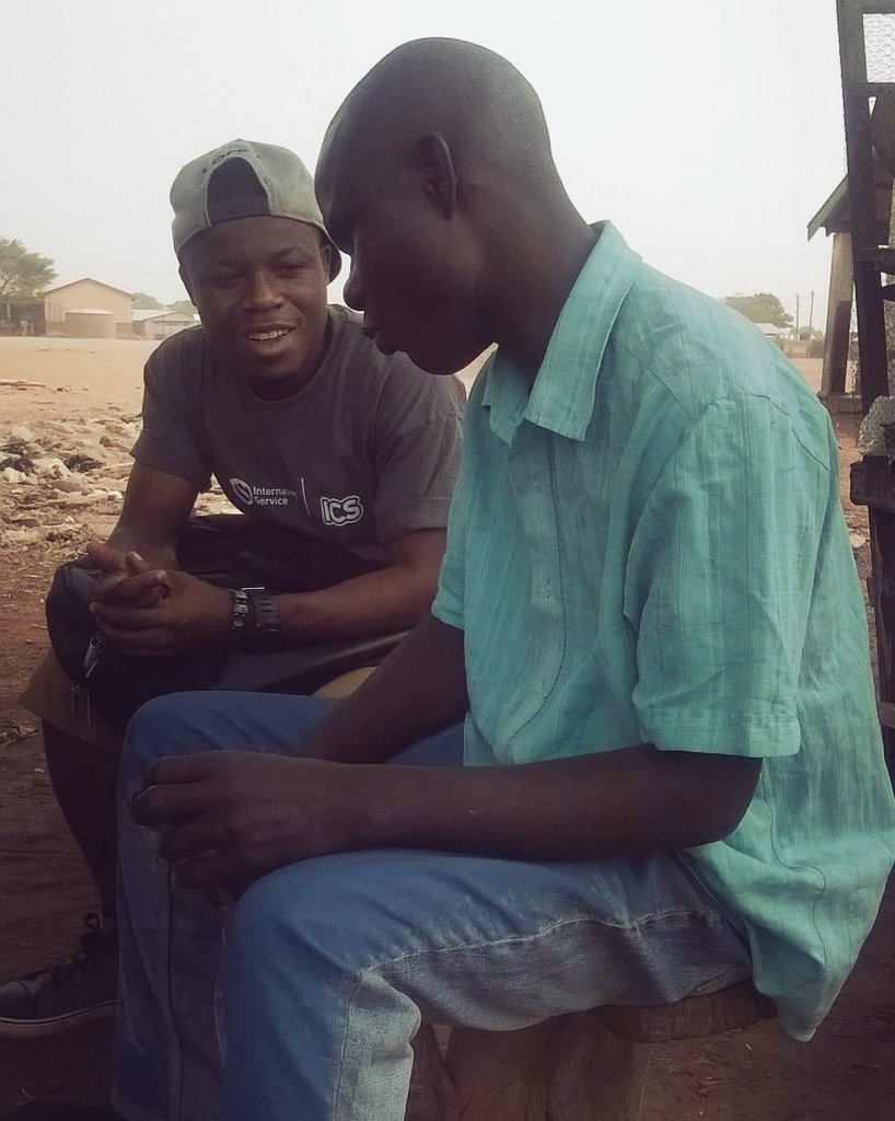 Illuminating meeting with Mohammed today - learned lots about life in #Ghana when you have a visual impairment.