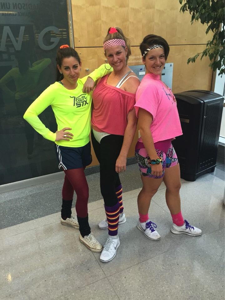 My staff killed it today- 80’s workout theme for our team’s last Strength workout before home opener! #GoDukes #1440