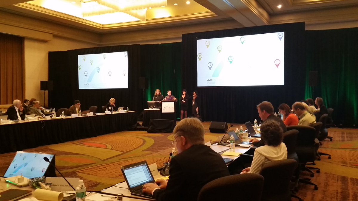 _MichaelPowell_'s tweet photo. Strong female scientist presence (Drs. Disis, Finn, Albini, Jaffee) @AACR Prev Summit! #AACRprevent #immunotherapy https://t.co/OhmfDmxc5a