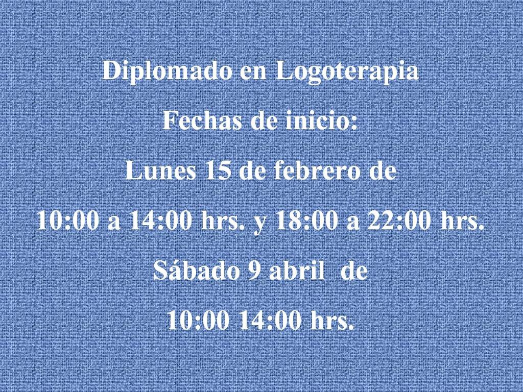 CasaFrankl's tweet photo. Diplomado de Logoterapia en #CasaViktorFrankl... Inscríbete https://t.co/n2j5auNyod