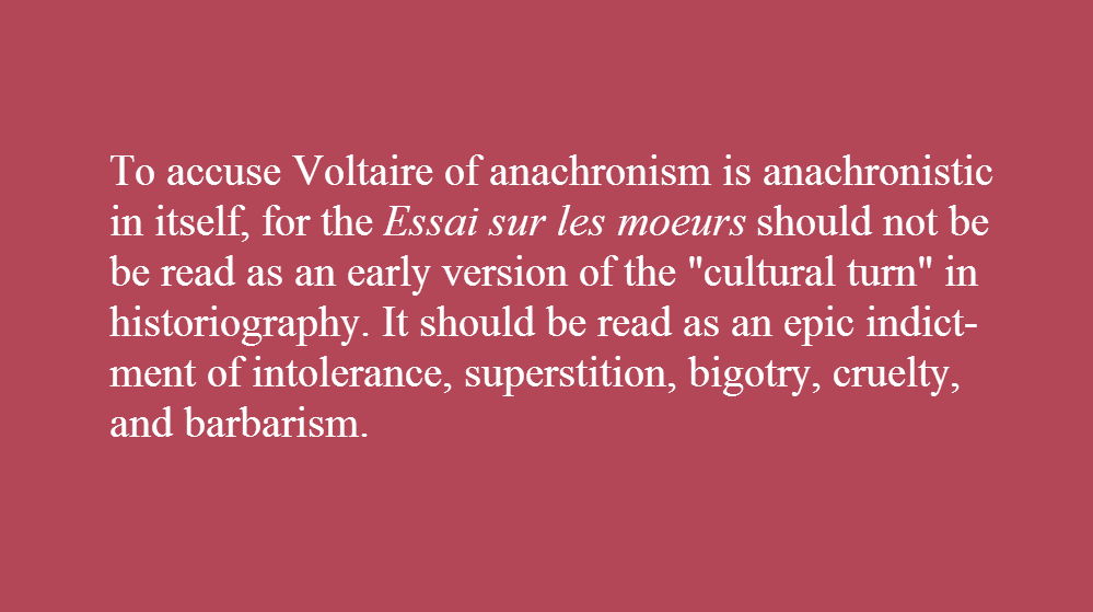 "Voltaire, Historian" by <a href="/RobertDarnton/">Robert Darnton</a> in Raritan Fall 2015 bit.ly/1SAb7eY