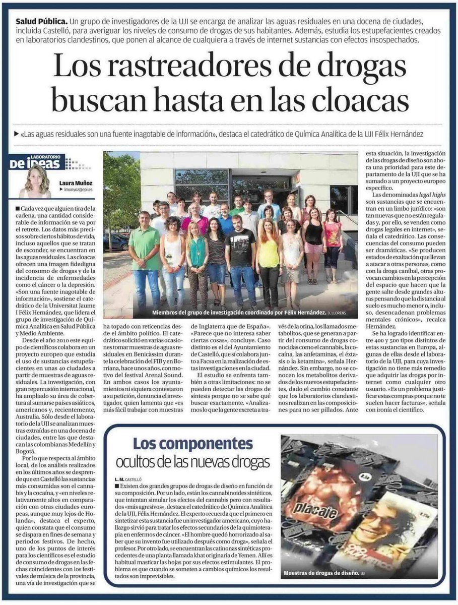 IUPA_UJI's tweet photo. Hoy hemos sido noticia. Si quieres conocer mas de nosotros visita nuestra web: https://t.co/uMuHOoWP0K  @levante_emv https://t.co/IGr4yaOj72