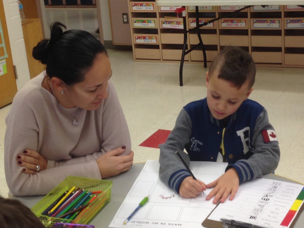 dhartman231's tweet photo. Gr. 1 students at LBNORTH brought their parents to school to demonstrate their learning at Come On In. @LeoBaeckDS https://t.co/NnL5PcfWfi