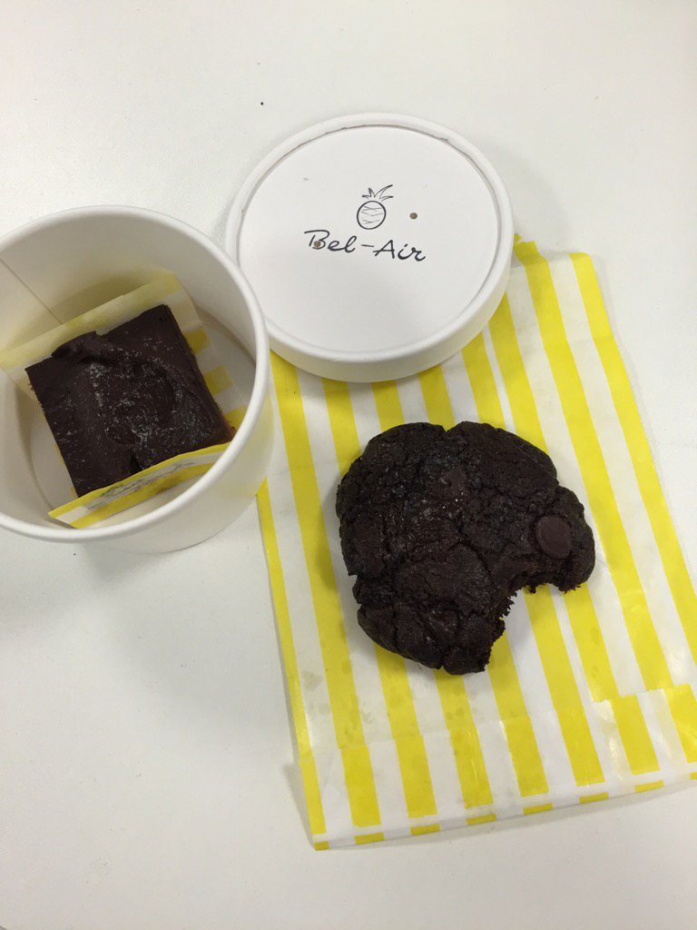 e_b2b_m's tweet photo. @belairfood all is forgiven! See you for lunch tomorrow as always #cookieperfection #gooeygoodness https://t.co/jKHEn3kNfJ