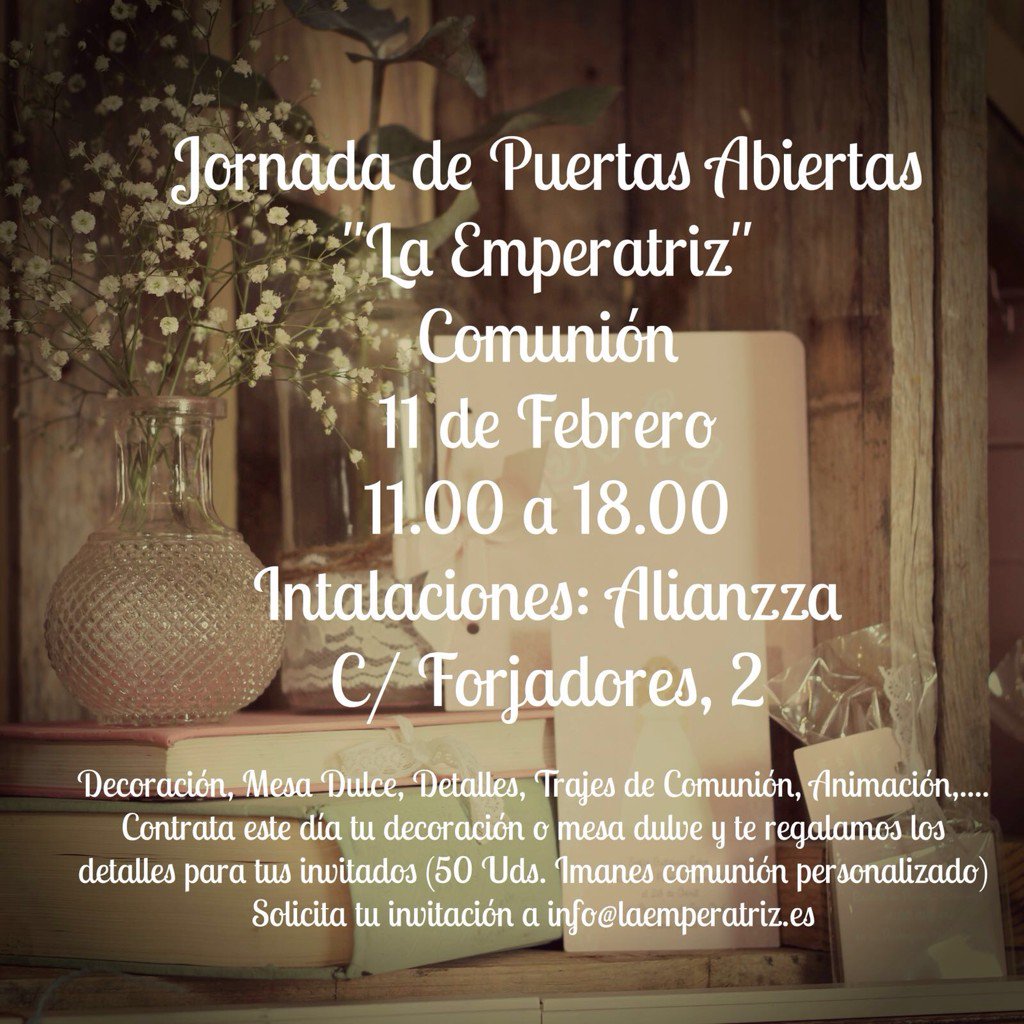 luy__'s tweet photo. Jornada puertas abiertas @laemperatriz_es #comunión #utrera https://t.co/mtVy8oXZiG