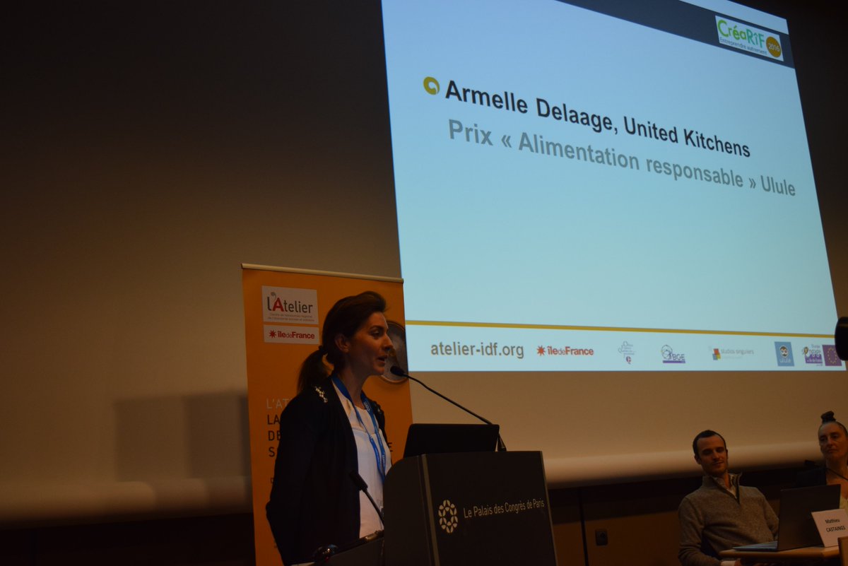 atelier_ess's tweet photo. Prix @ululeFR Alimentation responsable United Kitchens #coworking culinaire #crearif #SDEntrepreneurs https://t.co/a1i7bSaFKT