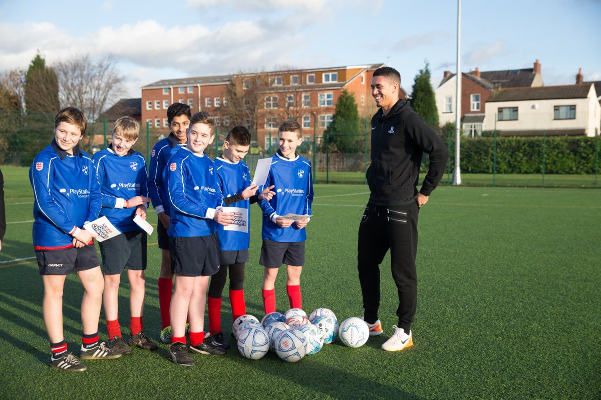 HPSJardine's tweet image. Very enjoyable @PSSchoolsCup event with @ManUtd star @ChrisSmalling yesterday!  An amazing role model/ambassador!