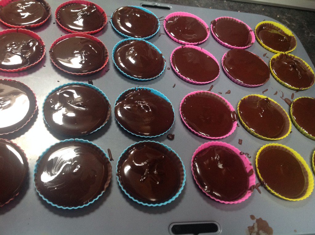 CardiganbayFish's tweet photo. I did something different today besides crab!!! Lemon cheesecake chocolates, very nice too https://t.co/Y4MJbjUlaU