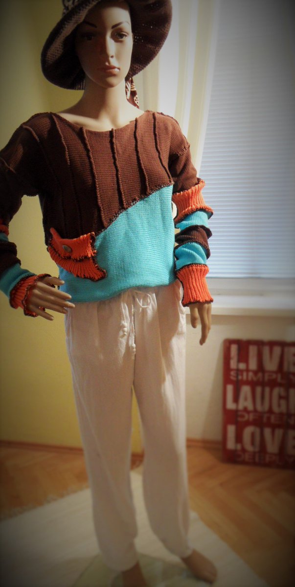 PurlaStrick's tweet photo. https://t.co/4o60mvo0cn #maschinknitting #knittingmachine #pullover https://t.co/ezIrgidq8G