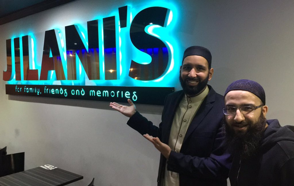 Jilaniscafe's tweet photo. Jzk Sh. @omarsuleiman504 for popping in at #jilanis. Great to see you hope you enjoyed your food! https://t.co/xUPdY0qwq1