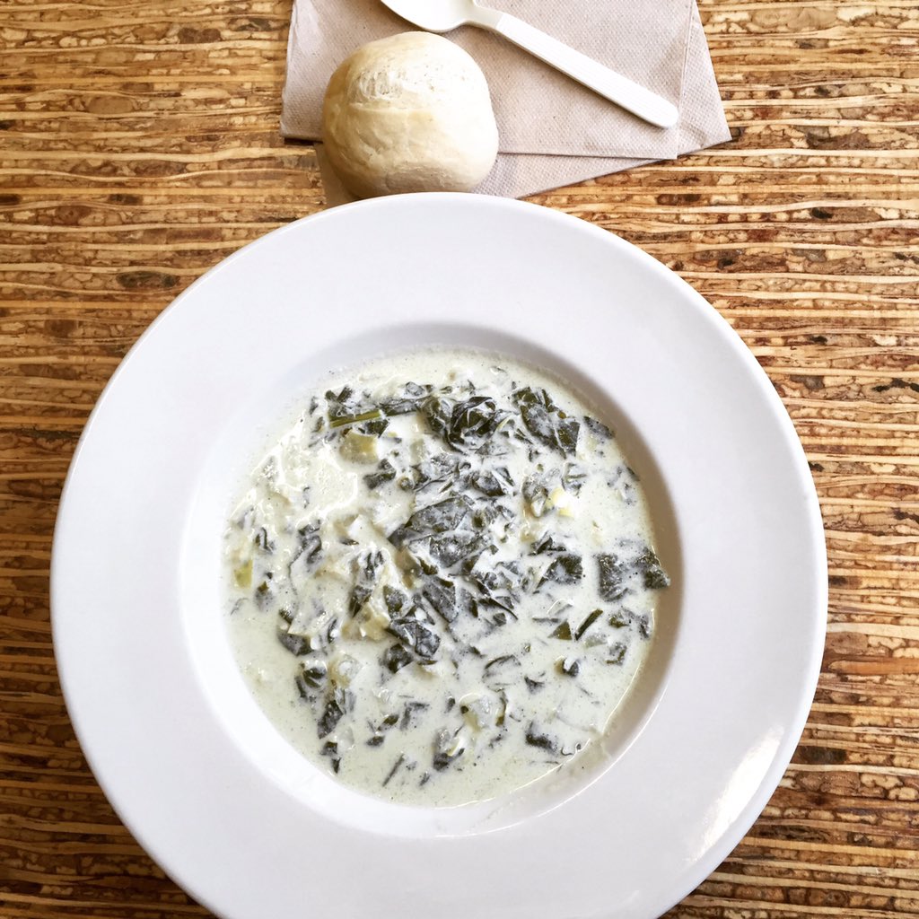 fiddleheadPSU's tweet photo. Today is National Homemade Soup Day! Y'know why we're celebrating? Because all of our soups are homemade! https://t.co/o3SCXwJPzX