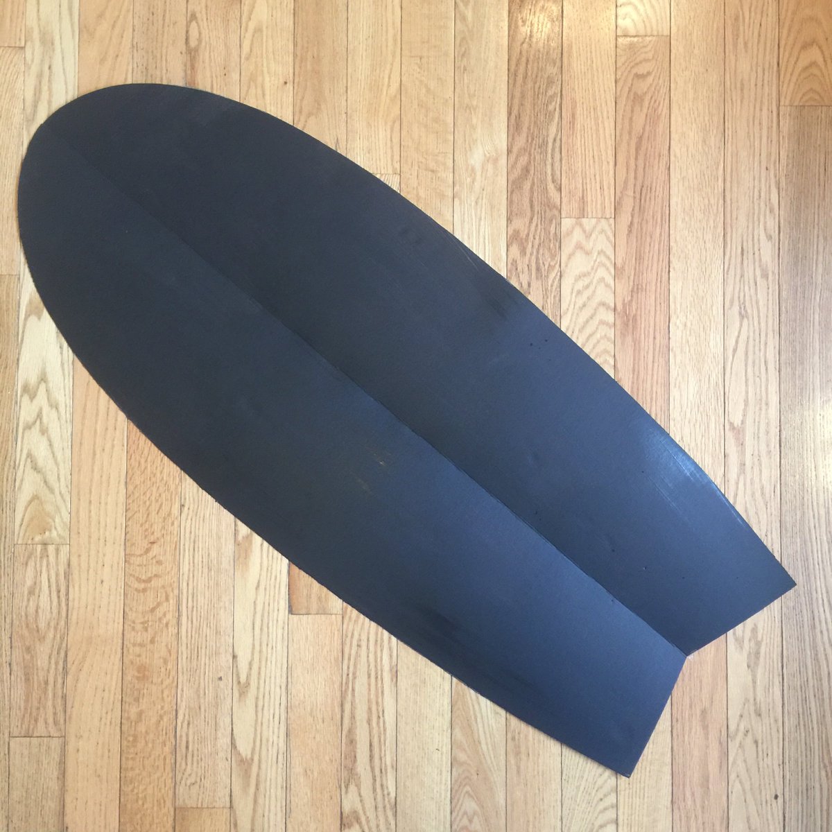 GoneStudio's tweet image. Surf's up! Template for the #paipo, or traditional Hawaiian #bodysurfing #surfboard, I'm building. #boogieboard