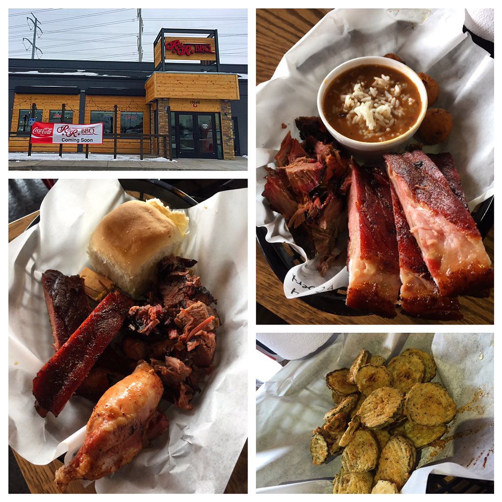 slclunches's tweet photo. The @RandRBBQ south (106th) opens tomorrow! Offering an expanded menu including fried pickles 😍 #bbq #SLC https://t.co/a90P9J2Ir0