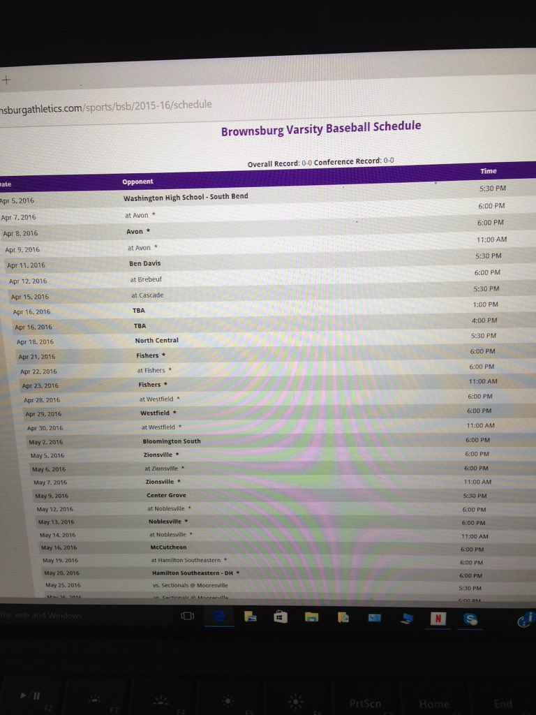 luis_eltrece's tweet photo. Varsity baseball schedule for 2016 season! Don't forget to come out and support your Bulldogs @BHSDogsBaseball https://t.co/9pSNU9kjt5