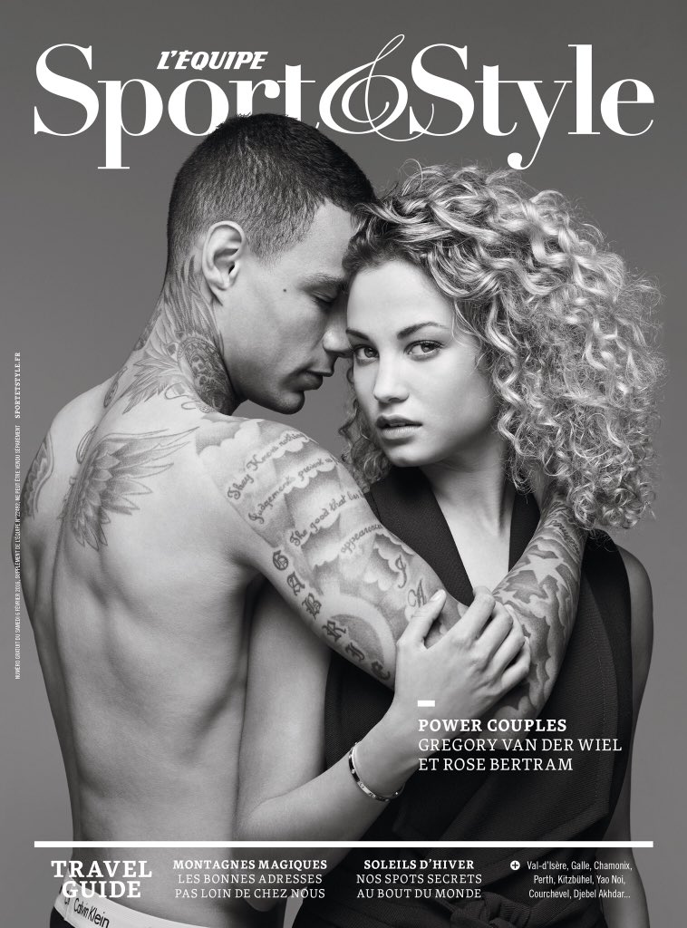RoseBertram's tweet photo. Cover for @lequipe @sportetstyle with my man @Gvanderwiel https://t.co/OO6QOQJQzu