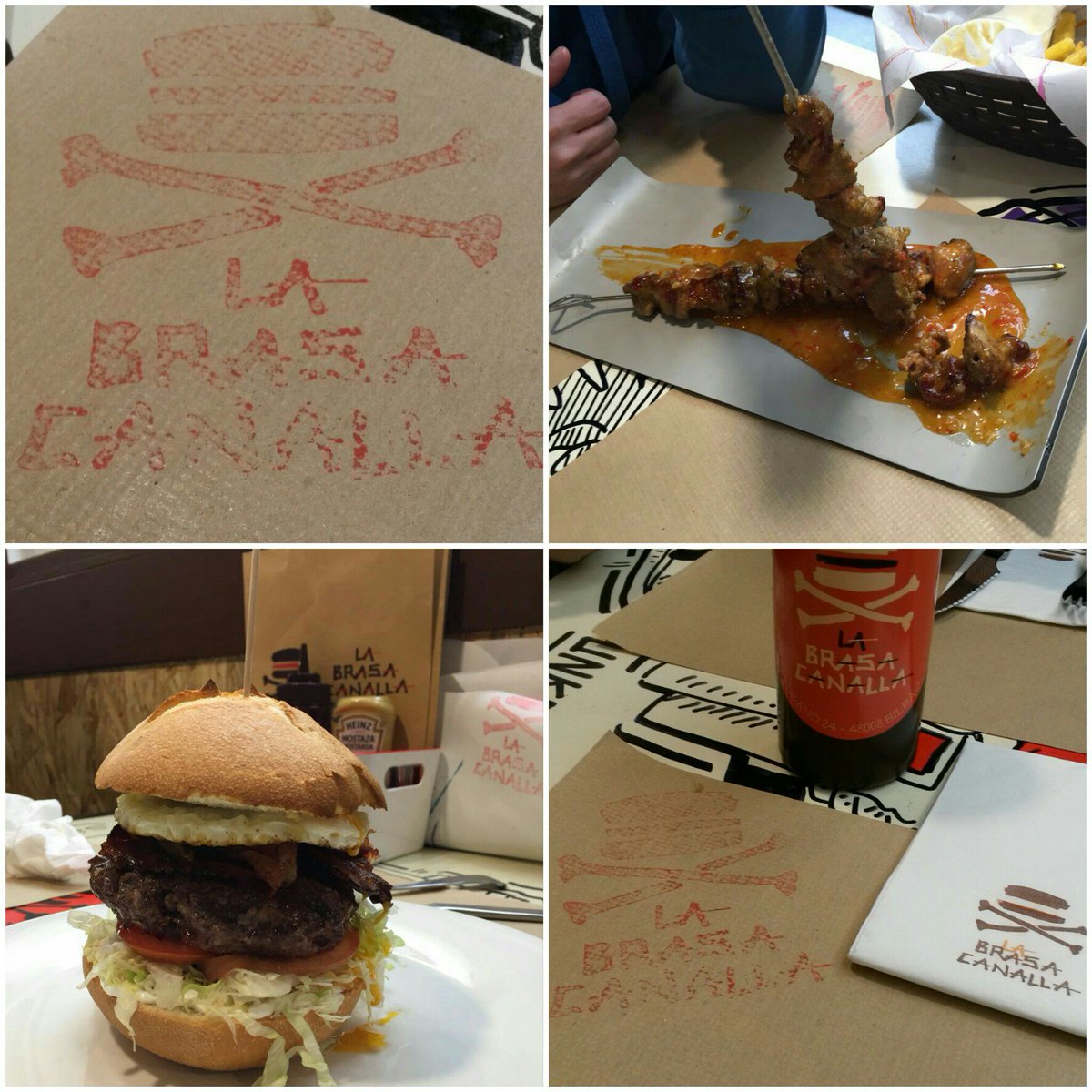 Apuntad peña!! <a href="/labrasacanalla/">La Brasa Canalla</a> 😍 Comida de 10 y gente de 100!!! Gracias x todo!!
