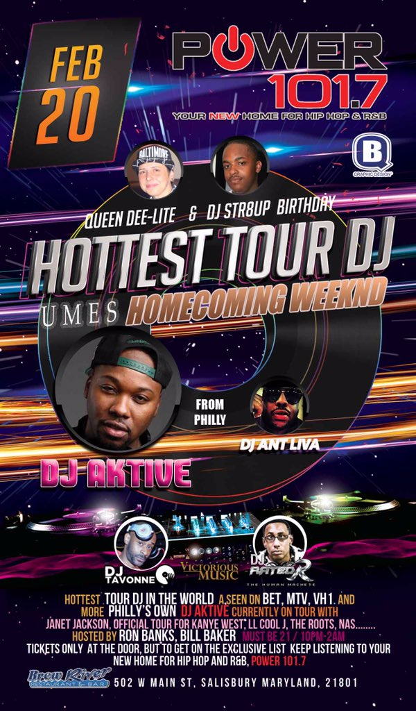 power1017fm's tweet photo. @DjAktive @ANTLIVA @Ronbanks @DeeLiteQueenD @DJSTR8UP @DJTAVONNE @djratedrondeck https://t.co/PAmlz6mcZp