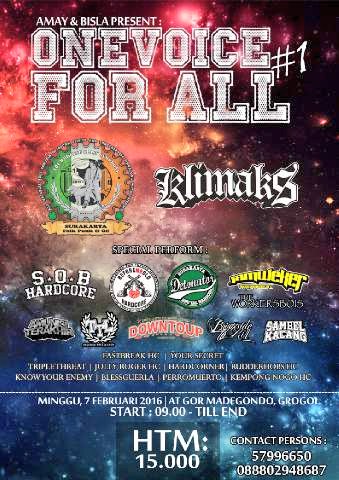 On stage Amunisi Terakhir 12.30-12.45 
Htm : 15k 
#merapat!! #budidayakanmembelitiket!!
#seeyou!!