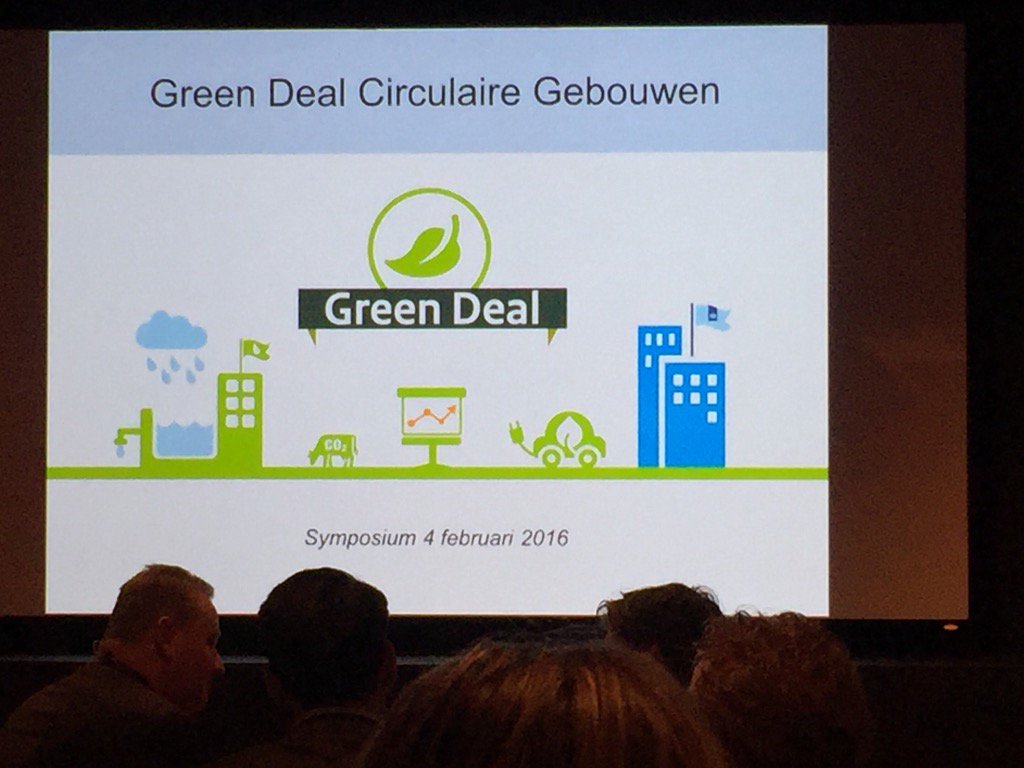 Inspirerende middag bij het Symposium "Green Deal Circulaire Gebouwen" in de Koninklijke Bibliotheek.
