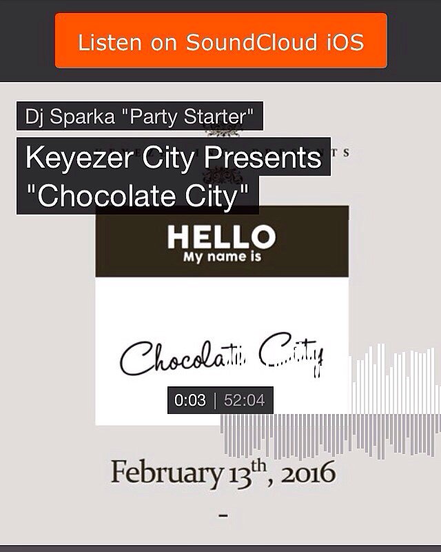Keyezer's tweet photo. https://t.co/NpWx7IuyXJ #KeyezerChocolateCity #Mixtape play this at your #SuperBowl #party #StayConnected #keyezer https://t.co/1xFtYocB8j