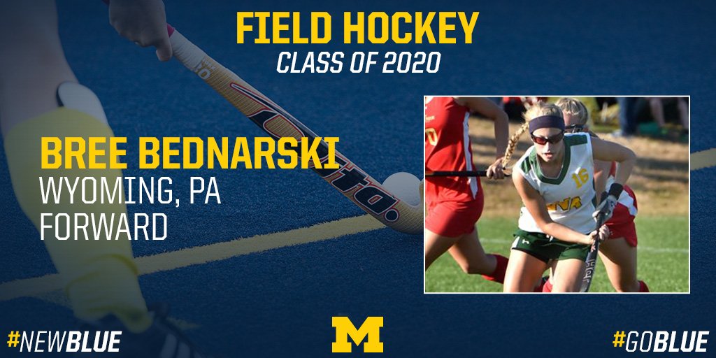 Welcome to Bree Bednarski, a forward from Wyoming, PA! <a href="/BreeBednarski/">Biggs</a> #NewBlue #GoBlue