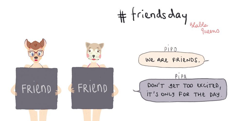blablaqueens's tweet photo. @HookedonFriends #friendsday #wearefriends #blablaqueens https://t.co/gI5IpfeLgP