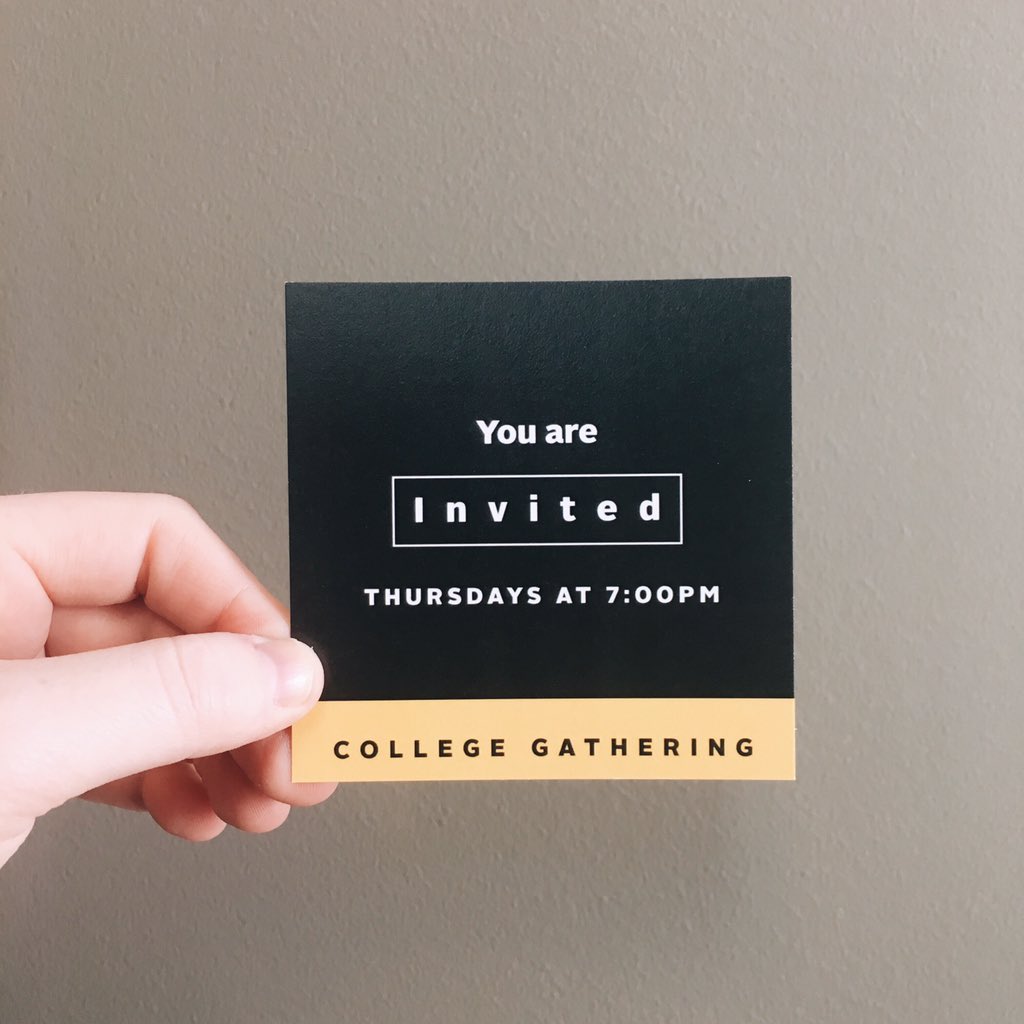 betheecho's tweet photo. Grab one of our invest and invite cards tonight and share it with a class mate, co-worker, or room mate next week! https://t.co/5ZPy4Be8FW