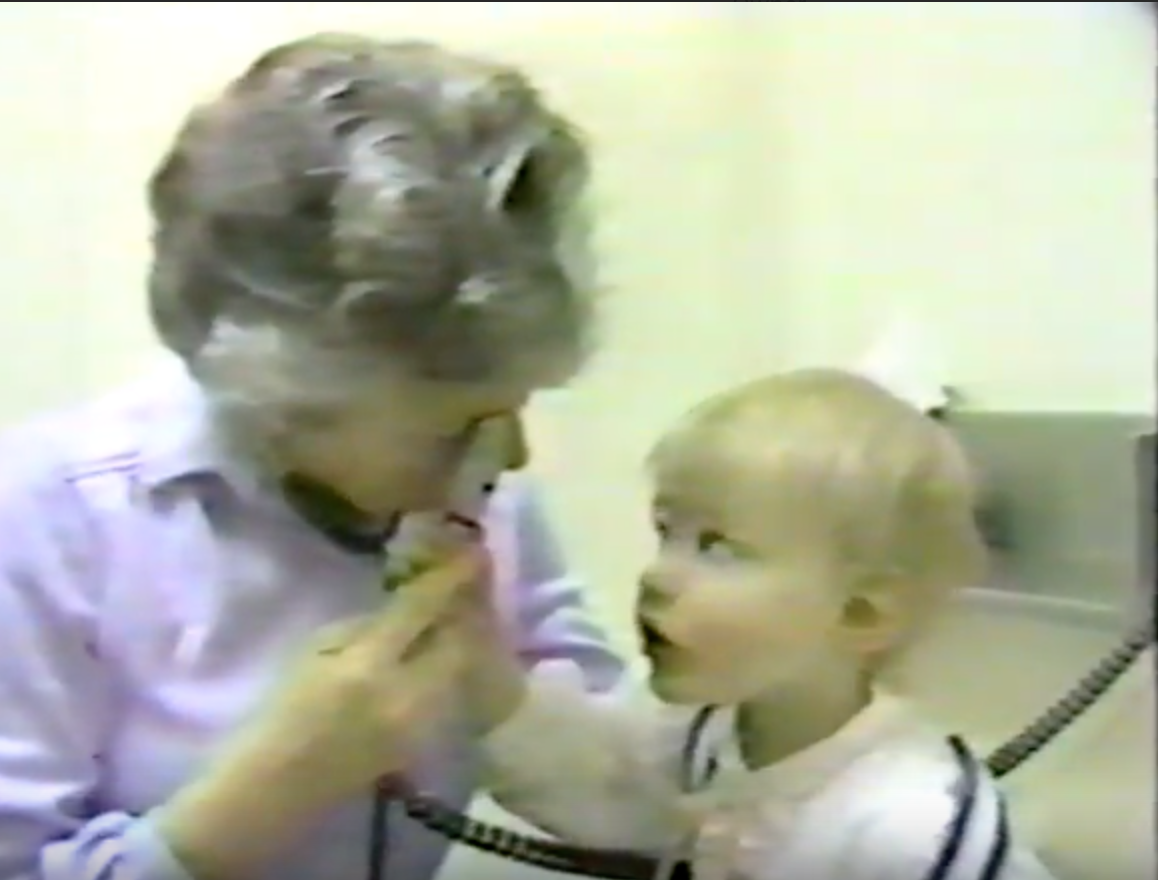 GK's Kat &amp; Dr. Audrey Evans in 1982 <a href="/ChildrensPhila/">Children's Hospital</a> @PhilaRMH #TBT #WorldCancerDay #childrenshospitalofphila