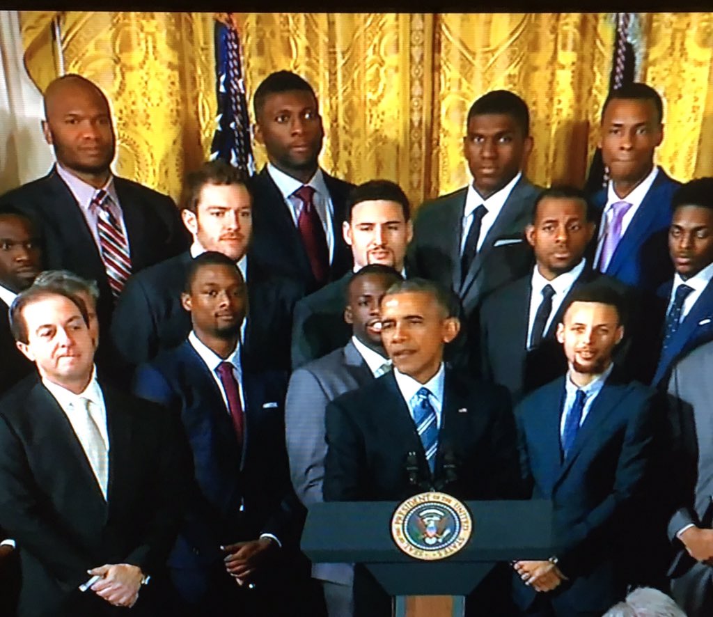 DonnieJones's tweet photo. Congrats @Dlee042 @Mospeights16 @warriors Championship Celebration Today @WhiteHouse . #proud2Coach #GreatPeople https://t.co/Ikdx3Kru9p